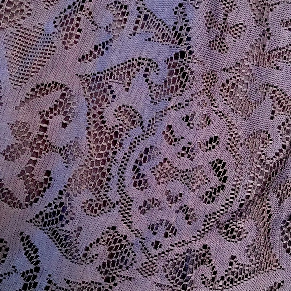 Maurices Navy Blue Lace Dress NEW Size XL 16 18 Fit Flare Party Dress Gift - Picture 14 of 15